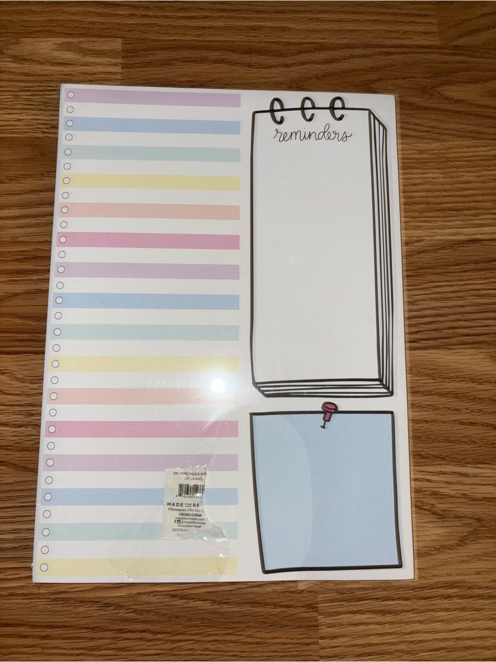 Weekly Planning Memo Pad - Multi-Color - Picture 3 of 4